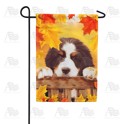 Lonely Puppy Garden Flag