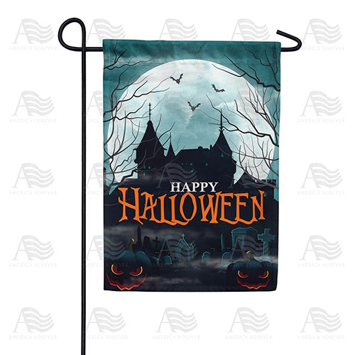 Mysterious Mansion Garden Flag