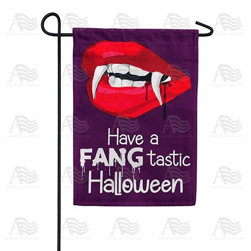 Fangtastic Halloween Garden Flag