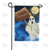 Ghostly Greeting Garden Flag