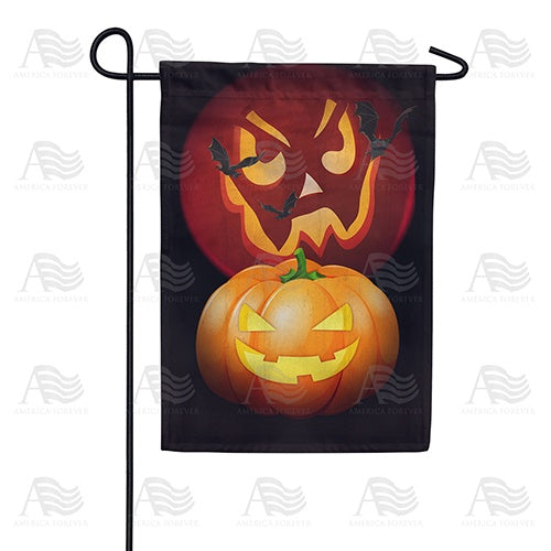 Pumpkin Moon Garden Flag