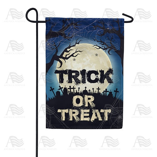 Spooky Graveyard Garden Flag