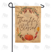 Thankful & Blessed Garden Flag