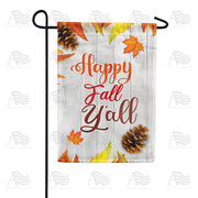 Happy Fall Y'all Garden Flag