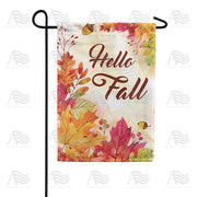 Fall's Colorful Leaves Garden Flag