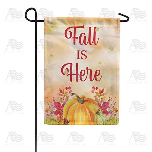 Fall's Arrival Garden Flag