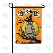 Wizard Owl Garden Flag