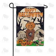 Halloween Prankster Garden Flag