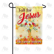 Jesus Is Always Near Garden Flag