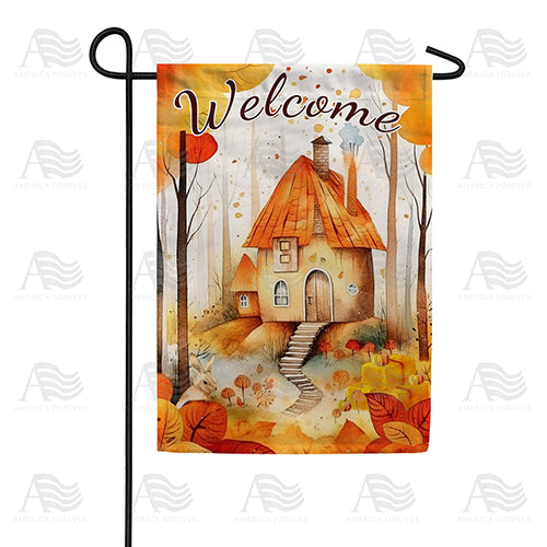 Tiny Hidden Home Garden Flag