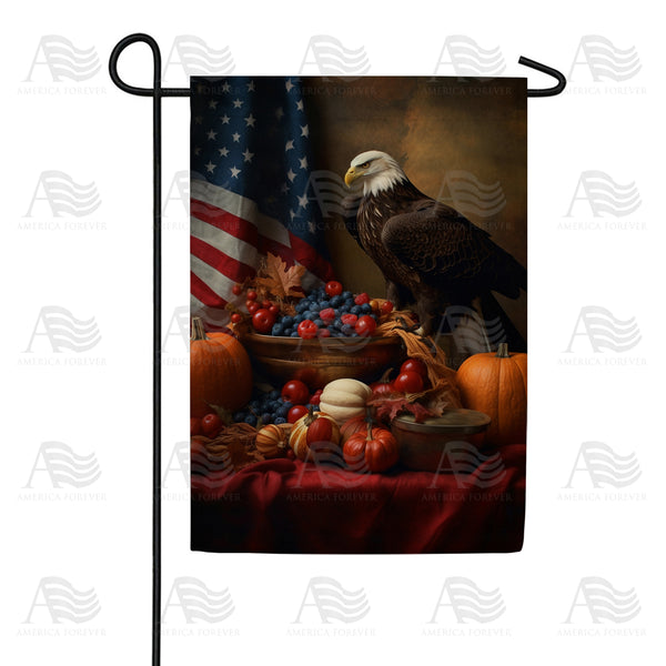 American Thanksgiving Garden Flag
