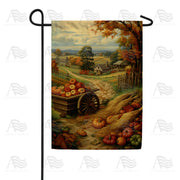 Peaceful Autumn Valley Garden Flag