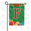 Merry Christmas - Monogram F Garden Flag