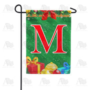 Merry Christmas - Monogram M Garden Flag