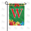 Merry Christmas - Monogram W Garden Flag
