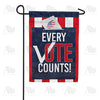 Every Vote Counts Garden Flag