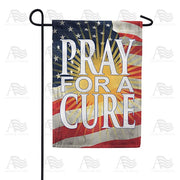 Pray for a Cure Garden Flag