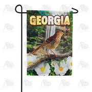Georgia Brown Thrasher Garden Flag