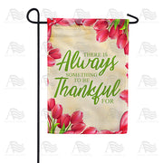 America Forever Always Be Thankful Garden Flag