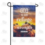 God Is Our Refuge & Strength Garden Flag