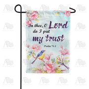 Trust In The Lord Garden Flag