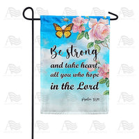 Courage From The Lord Garden Flag