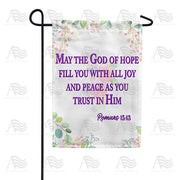 America Forever He Fills Me With Joy & Peace Garden Flag