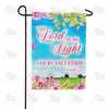 The Lord Is My Light Garden Flag
