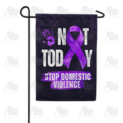 Stop Domestic Violence Garden Flag