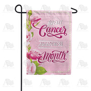 Breast Cancer Awareness Month Garden Flag