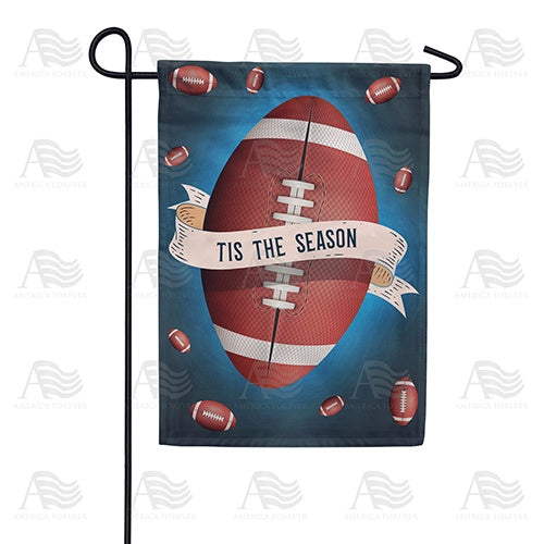 Pigskin Season Garden Flag