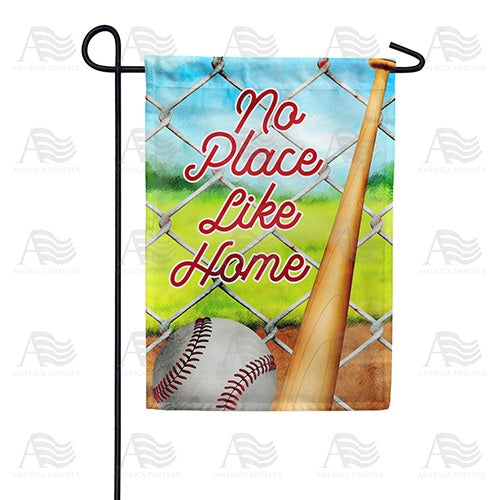 Home Plate Garden Flag