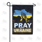 Pray for Ukraine Garden Flag