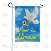 America Forever Peace for Ukraine - Dove Garden Flag