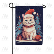 Christmas Tree Anticipating Garden Flag