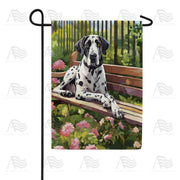 Sit. Stay. Good Boy! Garden Flag