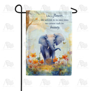 The Beauty Of Life Garden Flag