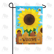 Sunflower Welcome Garden Flag