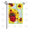 Ladybugs and Sunflowers Garden Flag