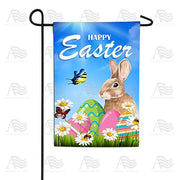 Happy Easter Bunny Garden Flag