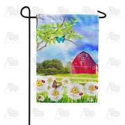 Spring at the Farm Garden Flag