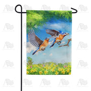 Early Bird Gets the Worm Garden Flag