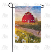 American Spring Barn Garden Flag