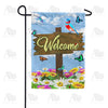 Welcome Spring Sign Garden Flag