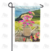 Mountain Zinnias Garden Flag