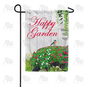 Happy Garden Garden Flag