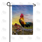 Cock-doodle-do! Garden Flag