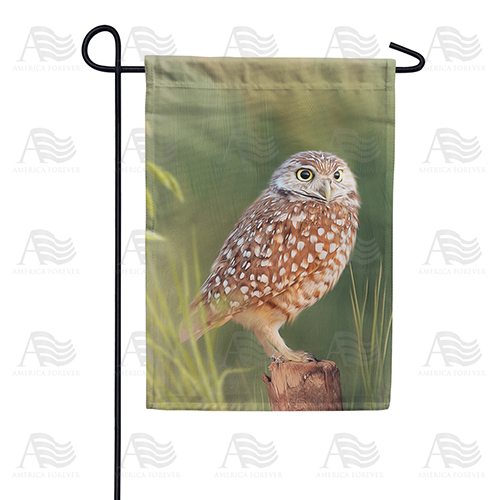 Burrowing Owl Garden Flag