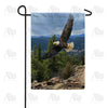 Eagle In Flight Garden Flag