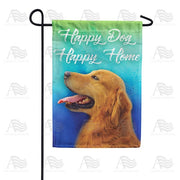 Happiness Is Having A Dog Garden Flag